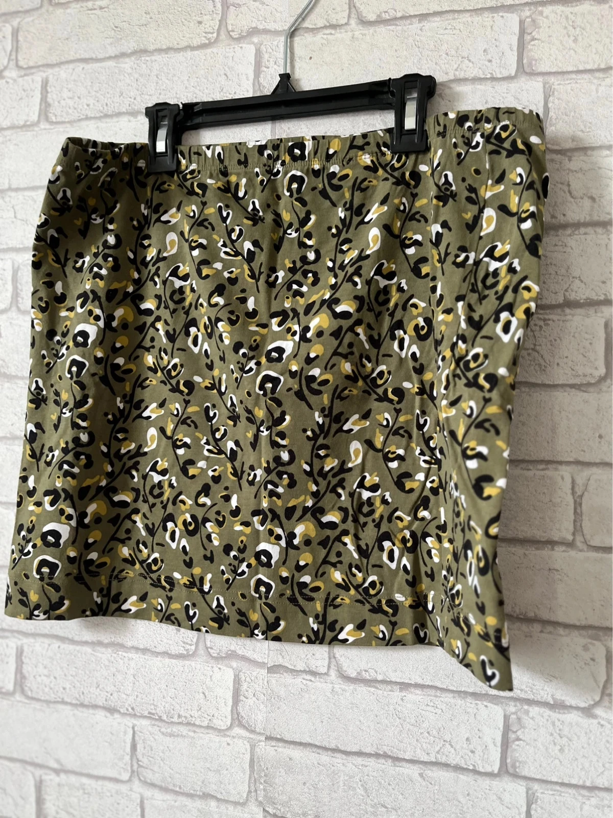 Khaki printed mini skirt – Size 40/42 – BPC – photo 2